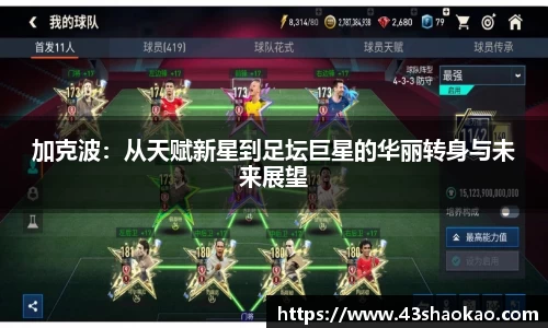 加克波：从天赋新星到足坛巨星的华丽转身与未来展望